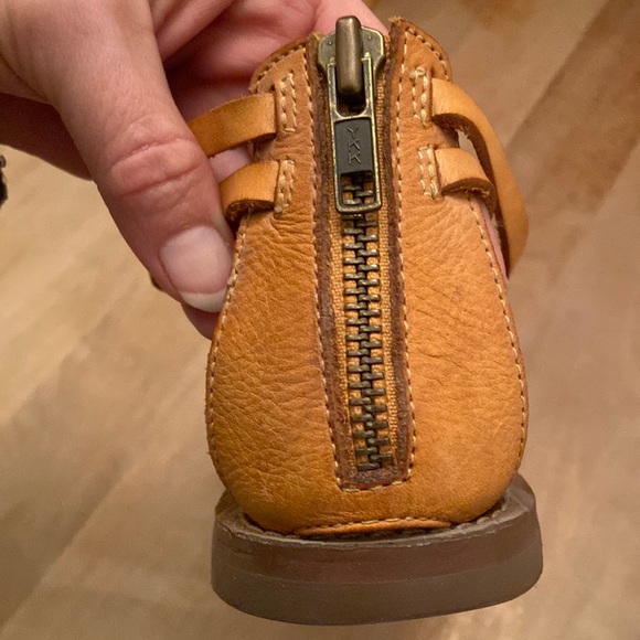 ALDO Leather Jewelled Tan Gladiator Sandal - Picture 5 of 10